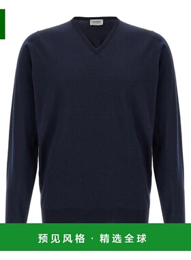 香港直邮JOHN SMEDLEY 男士针织衫 BOBBYMIDNIGHT AW2025 蓝色