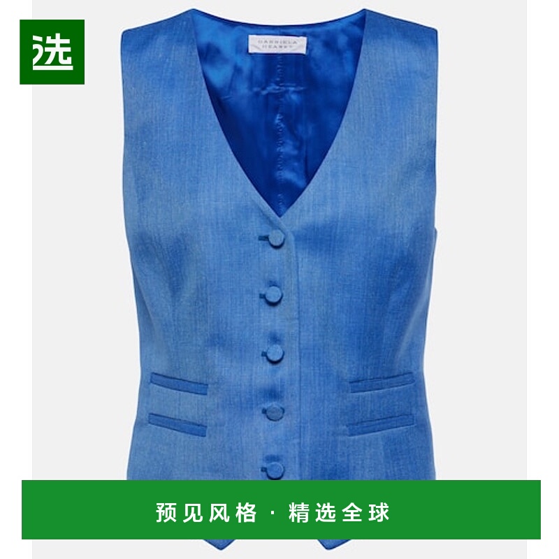 1h可退 香港直邮Gabriela Hearst 女士 Coleridge 羊毛丝质亚麻背