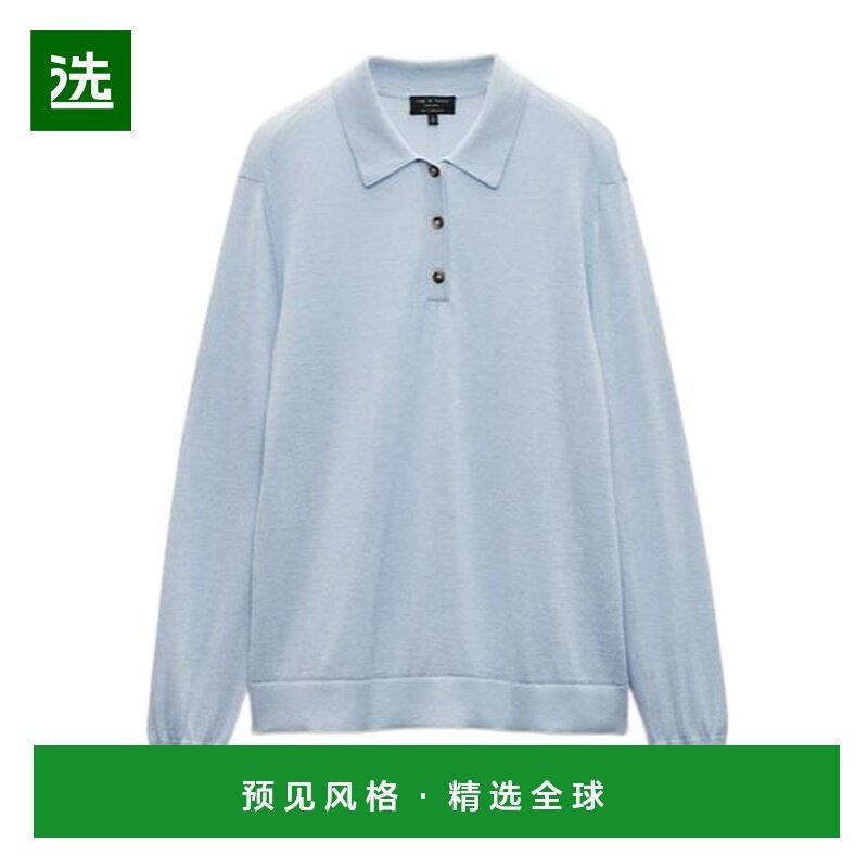 香港直邮RAG & BONE 女士POLO衫 RG3825F6MCALBLUE AW2025,女装/女士精品,POLO衫,淘宝优惠券,粉丝福利购,淘宝优惠卷