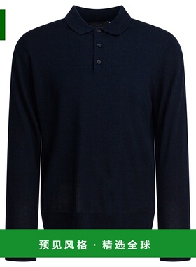 香港直邮VINCE 男士衬衫 M05196453A403CBL AW2025 蓝色