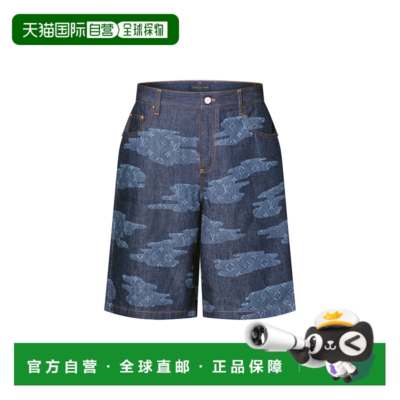 1h可退 欧洲直邮LV (2025新品) Monogram 青年布短裤