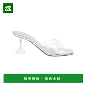 香港直邮Amina Muaddi 女士 1h可退 灰色凉鞋 C9S332741LUPTRANSP