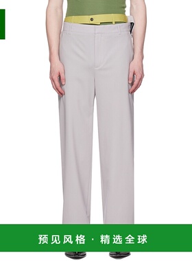 1h可退 香港直邮Y PROJECT 男士 灰色 Multi Waistband 长裤 PANT