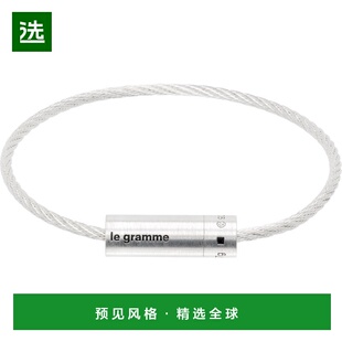1h可退 香港直邮Le Gramme 男士 Cable Le 7g 手环 CARBR05107