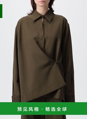 香港直邮FENDI 女士衬衫 FS8287AQ3HF1T6G CO 棕色 Wool Mohair T