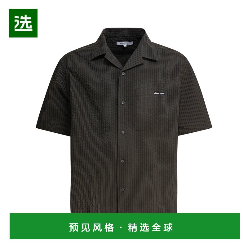 1h可退 香港直邮MAISON KITSUNÉ 男士衬衫 OM00421WC5032P391 SS2图片