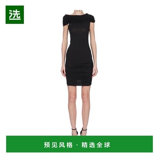 LI02D5523CVI 垂褶一字肩连衣裙包臀裙 香港直邮Rick Owens