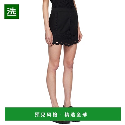 香港直邮Isabel Marant Palmira刺绣A字裙半身裙 JU0242FA-B3J06I