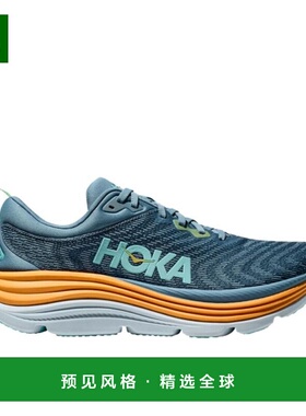欧洲直邮HOKA GAVIOTA 5 男士蓝绿色网布户外鞋新款