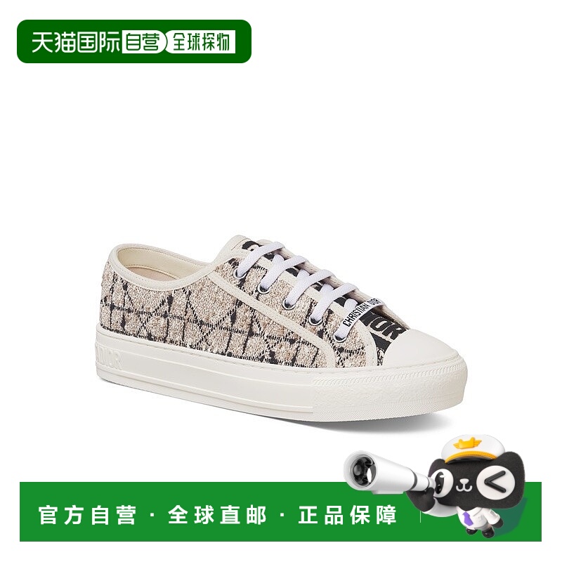 自营1h可退 欧洲直邮Dior 迪奥 Walk'n'Dior系列女士浅褐色呢子运