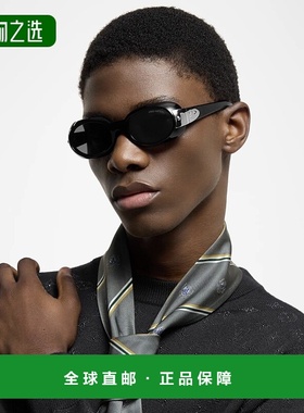 1h可退 欧洲直邮LV/路易威登 男士黑色醋酸纤维太阳镜正品舒适百