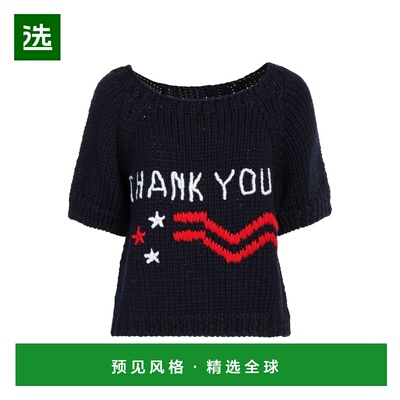 1h可退 香港直邮Raf Simons 拉夫·西蒙 女士 毛衣 blue蓝色 舒适