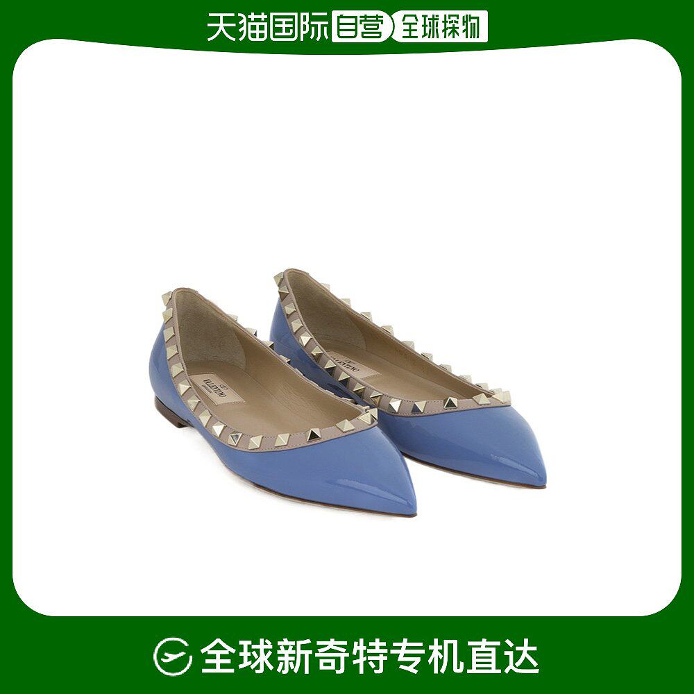 香港直邮valentino 尖头铆钉平底鞋 ws0403vnw