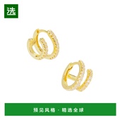 metal金属色 1h可退 舒 双耳环 SHE024 香港直邮Shashi Katerina