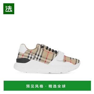 运动鞋 香港直邮Burberry G4S014男鞋 76I 徽标格纹低帮休闲鞋