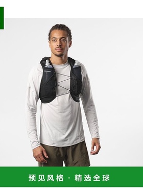 欧洲直邮Salomon萨洛蒙 ACTIVE SKIN 8系列男女通用黑色/金属背心