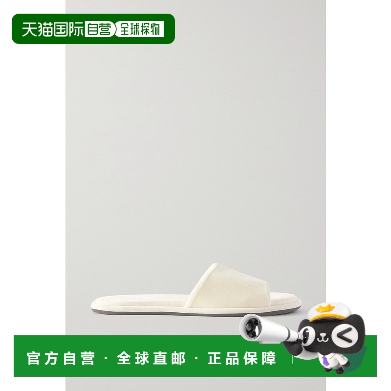 1h可退 香港直邮The Row 女士 Canal 缎布拖鞋 F1233VEL3