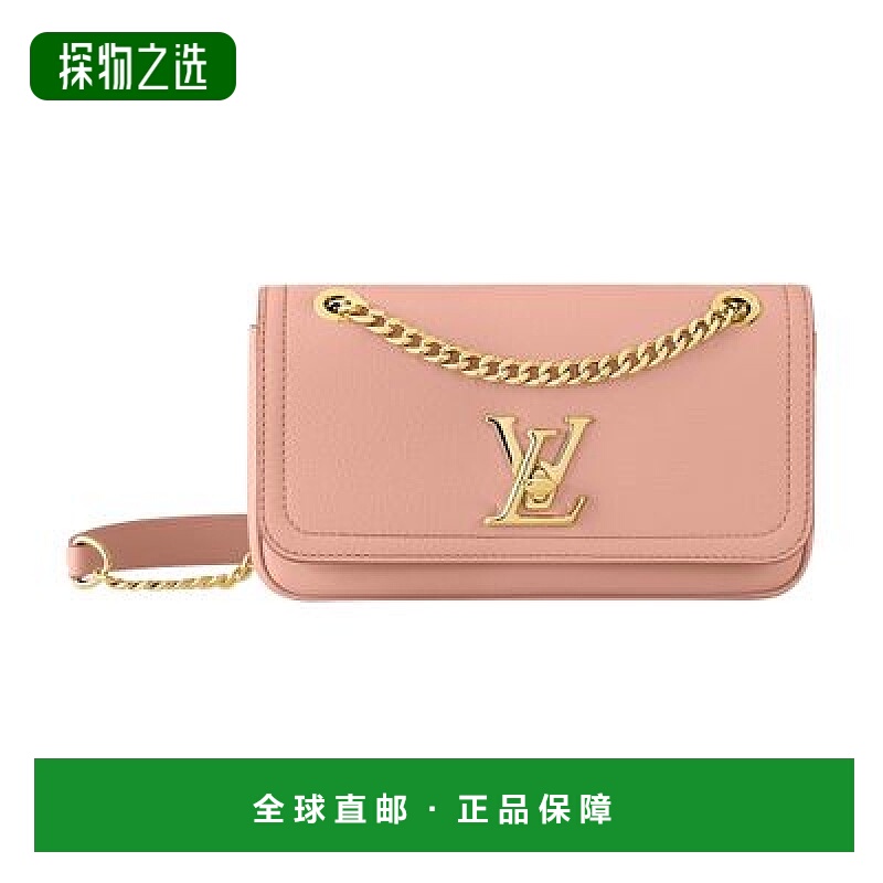 自营1h可退 欧洲直邮LV/路易威登 LockMe东西链条单肩包正品百搭