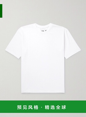 1h可退 香港直邮drakes 男士 棉针织T恤 DR2A5A21528 white白色