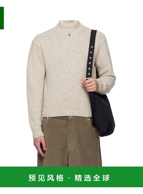 香港直邮AURALEE 男士针织衫 AW2025 A25AT02ARTOPGRAYBEIGE长袖