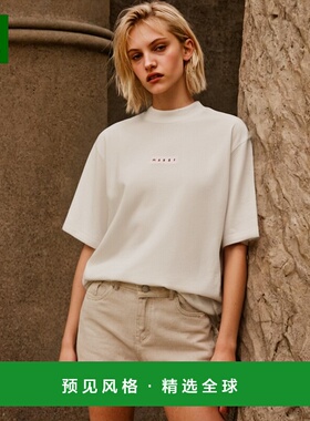 香港直邮Marni 短袖圆领T恤 THJE0263P1USCS87