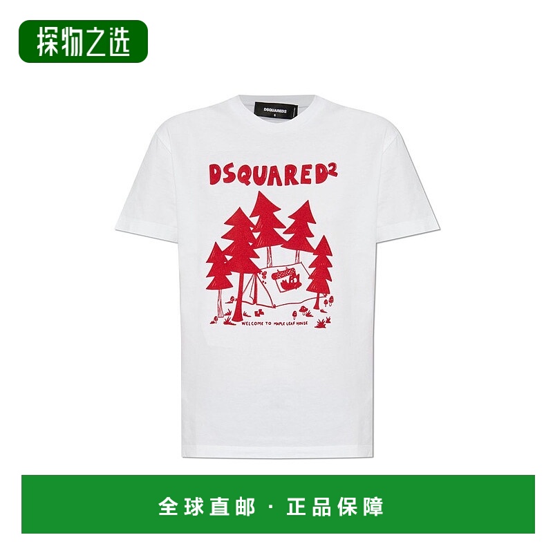 香港直邮Dsquared2 二次方 女士 短袖T恤 S75GD0475D20020