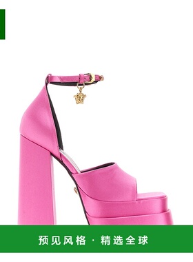 1h可退 香港直邮Versace 范思哲 女士 AEVITAS MEDUSA 防水台凉鞋