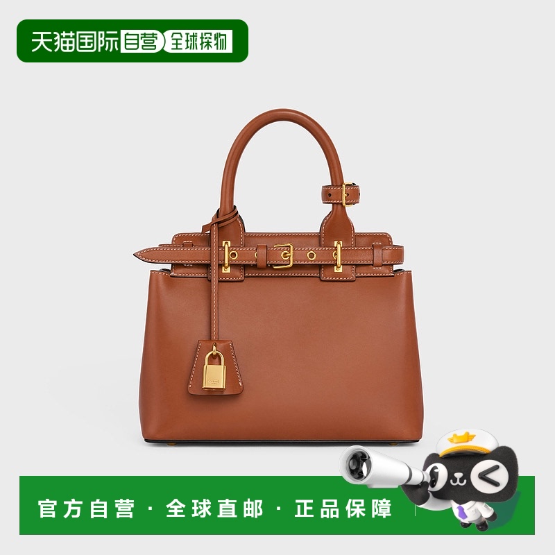 欧洲直邮CELINE（思琳）女士 TEEN CONTI 天然小牛皮手袋