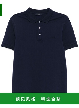 香港直邮FAY 男士POLO衫 NPMB250144STDWU806 SS2025蓝色短袖