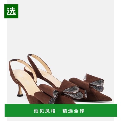 1h可退 香港直邮mach mach 女士 Le Cadeau 65 绒面革浅口鞋