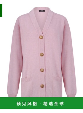 香港直邮BALMAIN 女士针织衫 GF1KO003KI874HR SS2026 粉红色