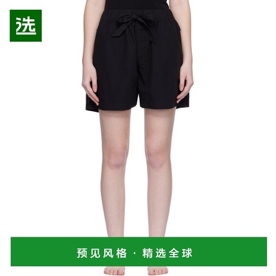 1h可退 香港直邮Tekla 女士 黑色睡裤 PPLSHORTS129 black黑色 舒