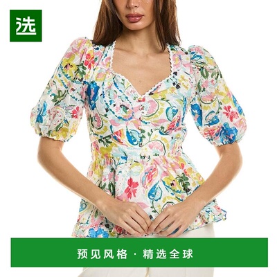 【美国直邮】tahari 女士 衬衫泡泡袖女装