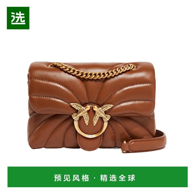 香港直邮PINKO 女士斜挎包 100039A1EXL17Q SS2026 棕色 徽标单肩,箱包皮具/热销女包/男包,通用款女包,淘宝优惠券,粉丝福利购,淘宝优惠卷