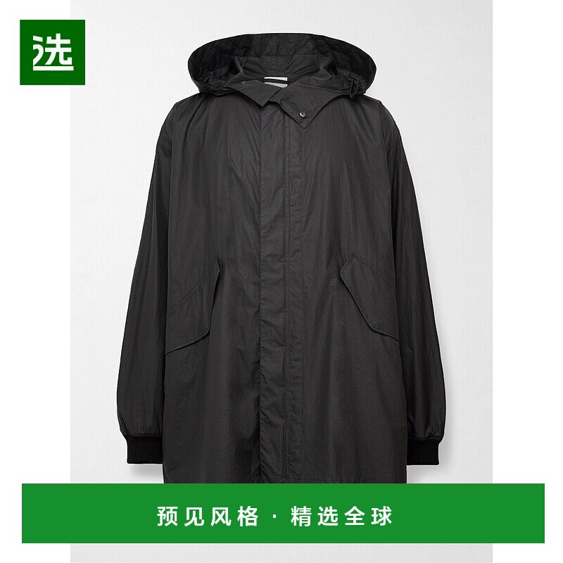 1h可退 香港直邮The Row 男士 Kemet 宽松款涂层棉质连帽夹克 956