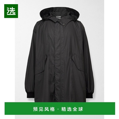 1h可退 香港直邮The Row 男士 Kemet 宽松款涂层棉质连帽夹克 956