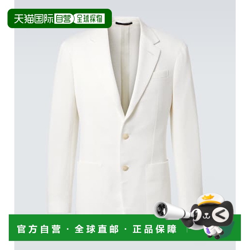 1h可退 香港直邮Dunhill 登喜路 男士 棉质凸纹布西装外套