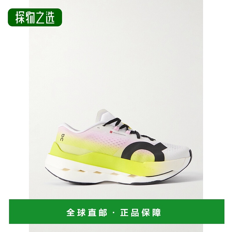 香港直邮On 男士 Cloudboom Max 橡胶边渐变色网纱运动鞋 3MF3031