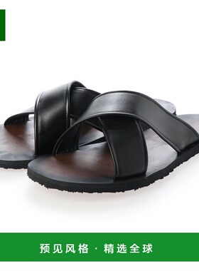 【日本直邮】SFWSanAPlusAAA+交叉腰带凉鞋/2367(黑色)秋冬男凉鞋