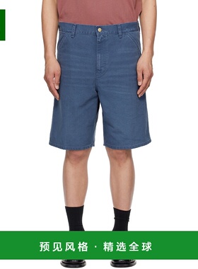 1h可退 香港直邮CARHARTT WIP 男士 蓝色 Single Knee 短裤 I0347