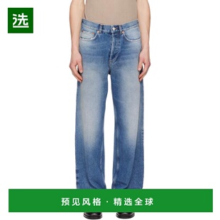 1h可退 香港直邮Magliano 男士 蓝色 Flattone 牛仔裤 MGFW25DP02