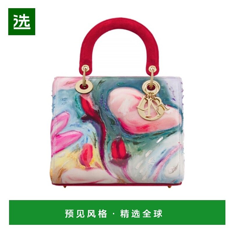 香港直邮Dior 中号Lady Dior手提包 M0565OQBT