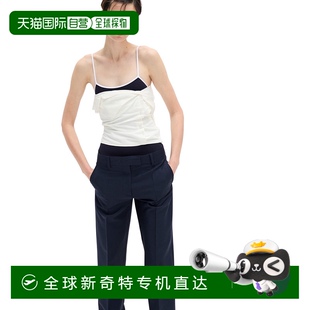 欧洲直邮MIU 竹节府绸上衣缪缪 MIU 2025新品