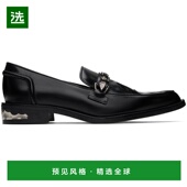 美国直邮 Toga Pulla 1h可退 黑色高跟细节乐福鞋