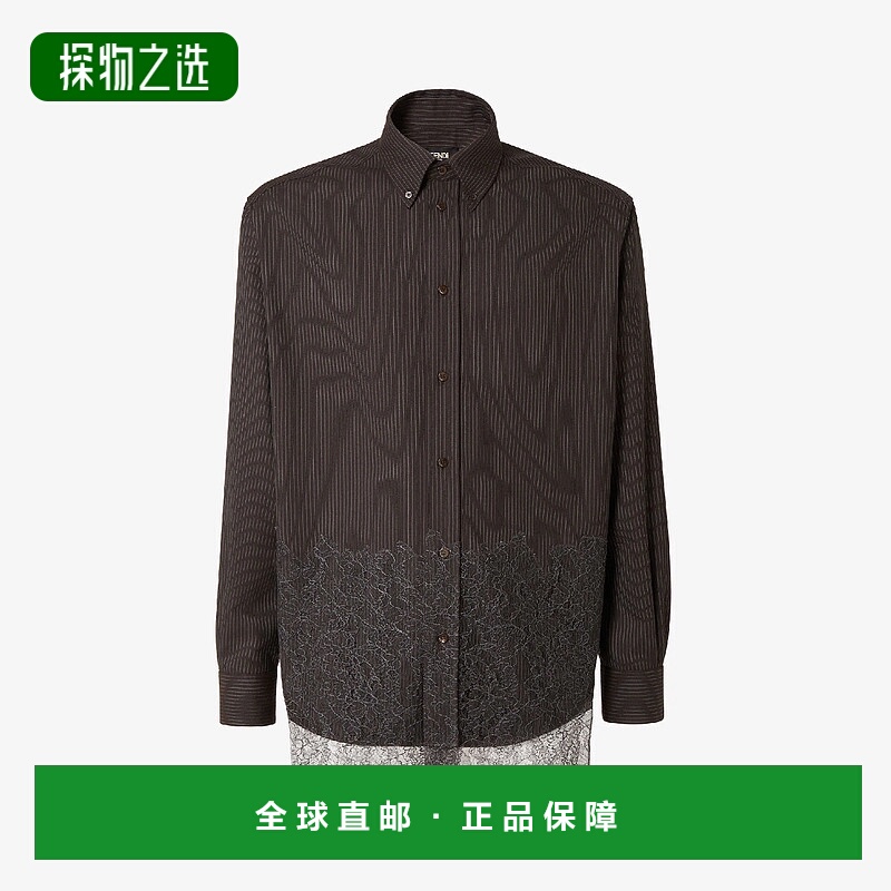 1h可退 欧洲直邮FENDI 芬迪 25秋冬 FS1332AVK1F0DHP 男士 长袖衬
