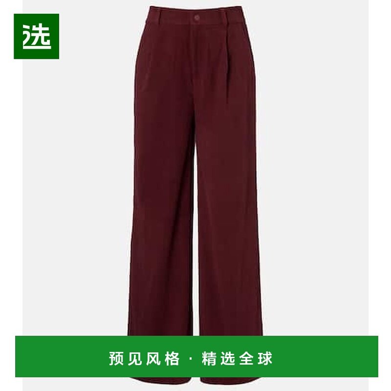 1h可退 香港直邮VARLEY 女士 Floris 灯芯绒阔腿裤 brown棕色 舒,女装/女士精品,休闲裤,淘宝优惠券,粉丝福利购,淘宝优惠卷