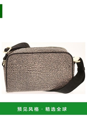 香港直邮Borbonese 拉链手提包单肩包斜挎包 934115I15