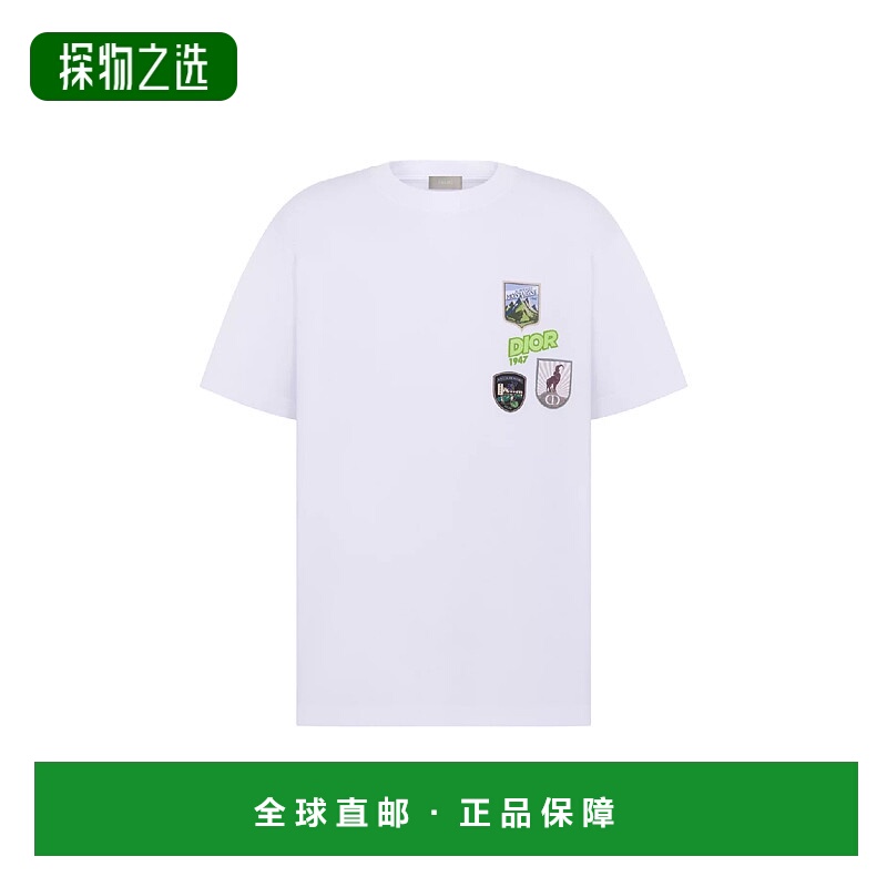 1h可退 欧洲直邮DIOR 迪奥 25秋冬 613J696E0677_C086 男士 短袖T