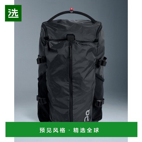 欧洲直邮On昂跑 Lite系列磁石黑再生聚酰胺18升胸骨带可调节背包