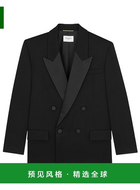 1h可退 香港直邮Saint Laurent 长袖燕尾服西装外套 860569Y7E63